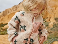 Liewood peach/sea shell teddy fleece jacket Nolan